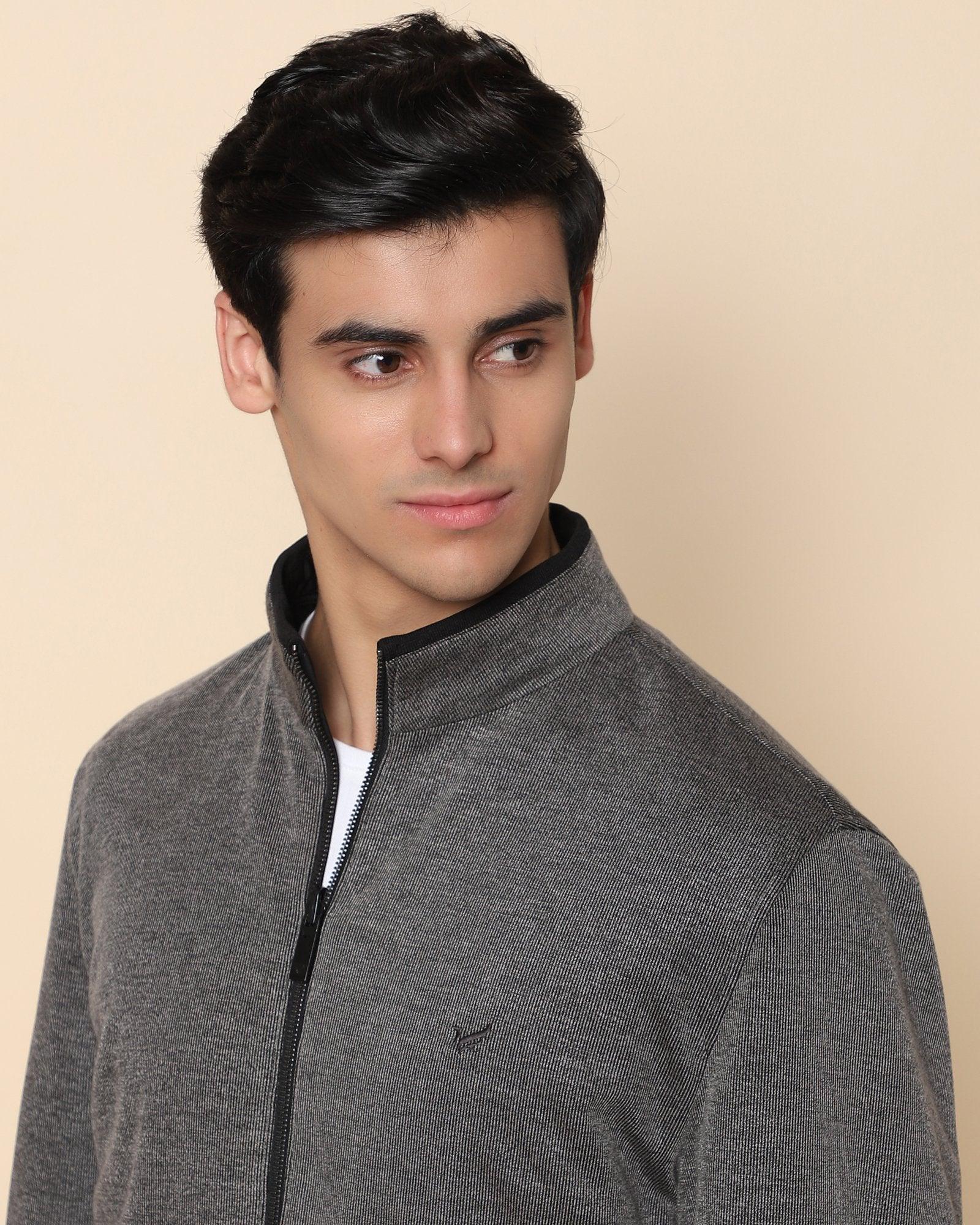 Formal Zipper Jacket In Black (Linn) - Blackberrys