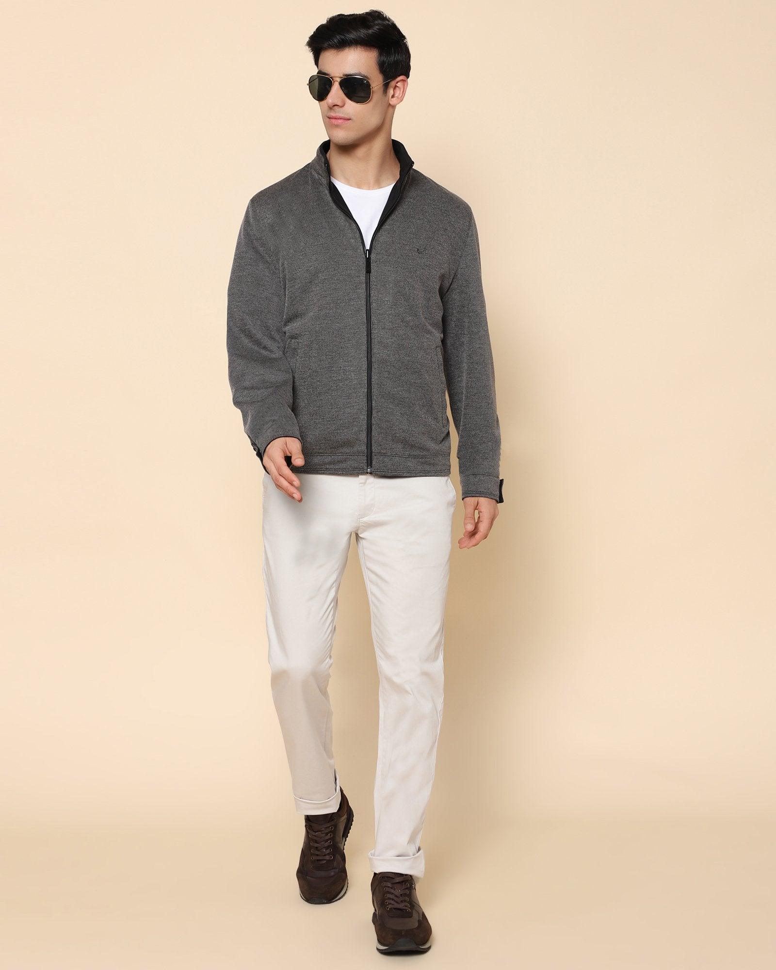 Formal Zipper Jacket In Black (Linn) - Blackberrys