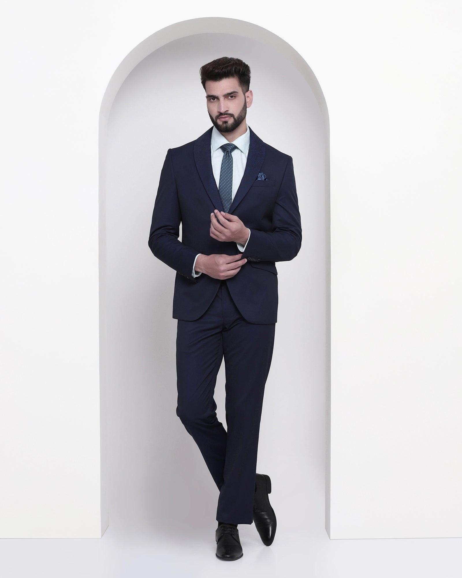 Soild 2 Pcs Suit In Navy (Mclaren) - Blackberrys