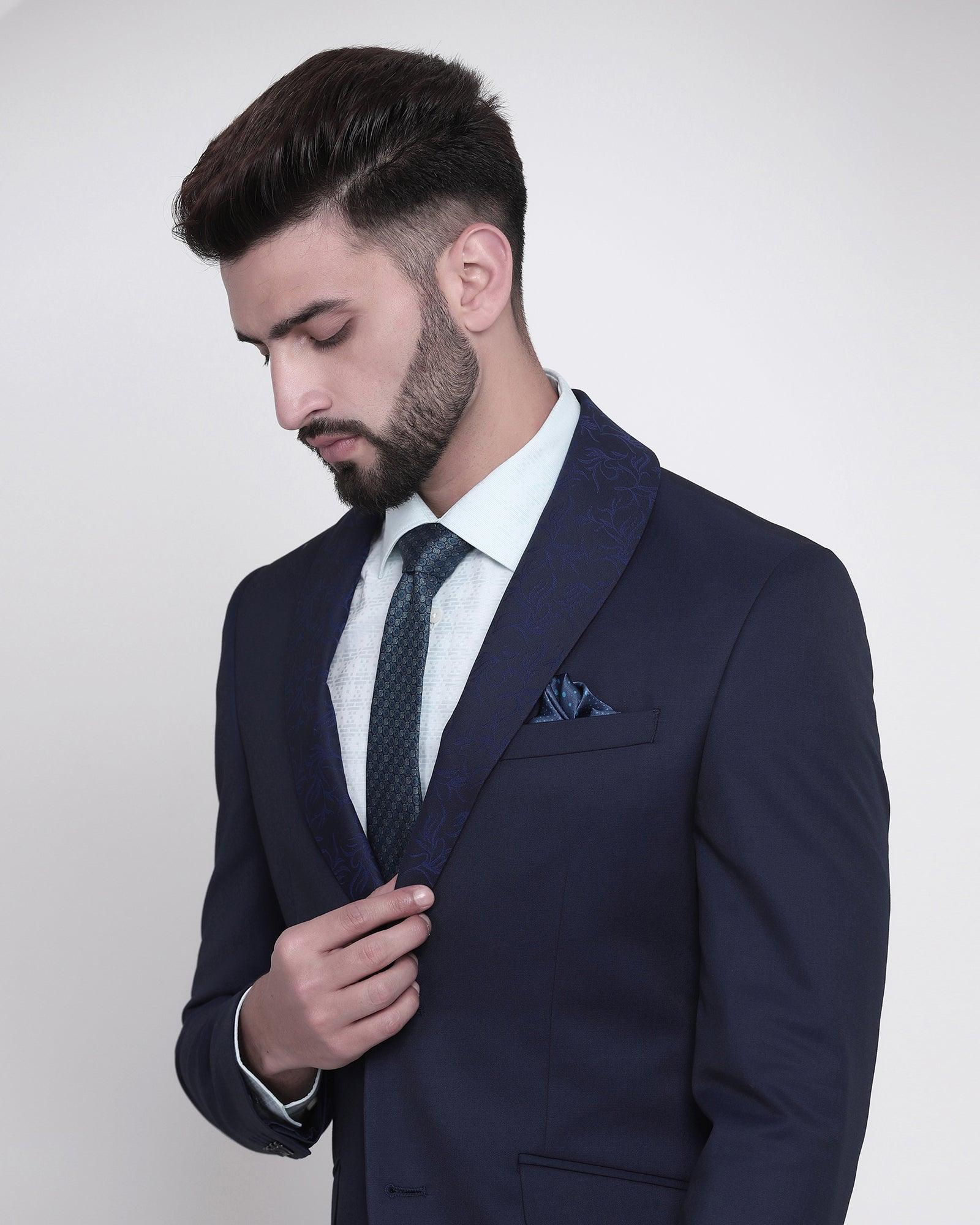 Soild 2 Pcs Suit In Navy (Mclaren) - Blackberrys