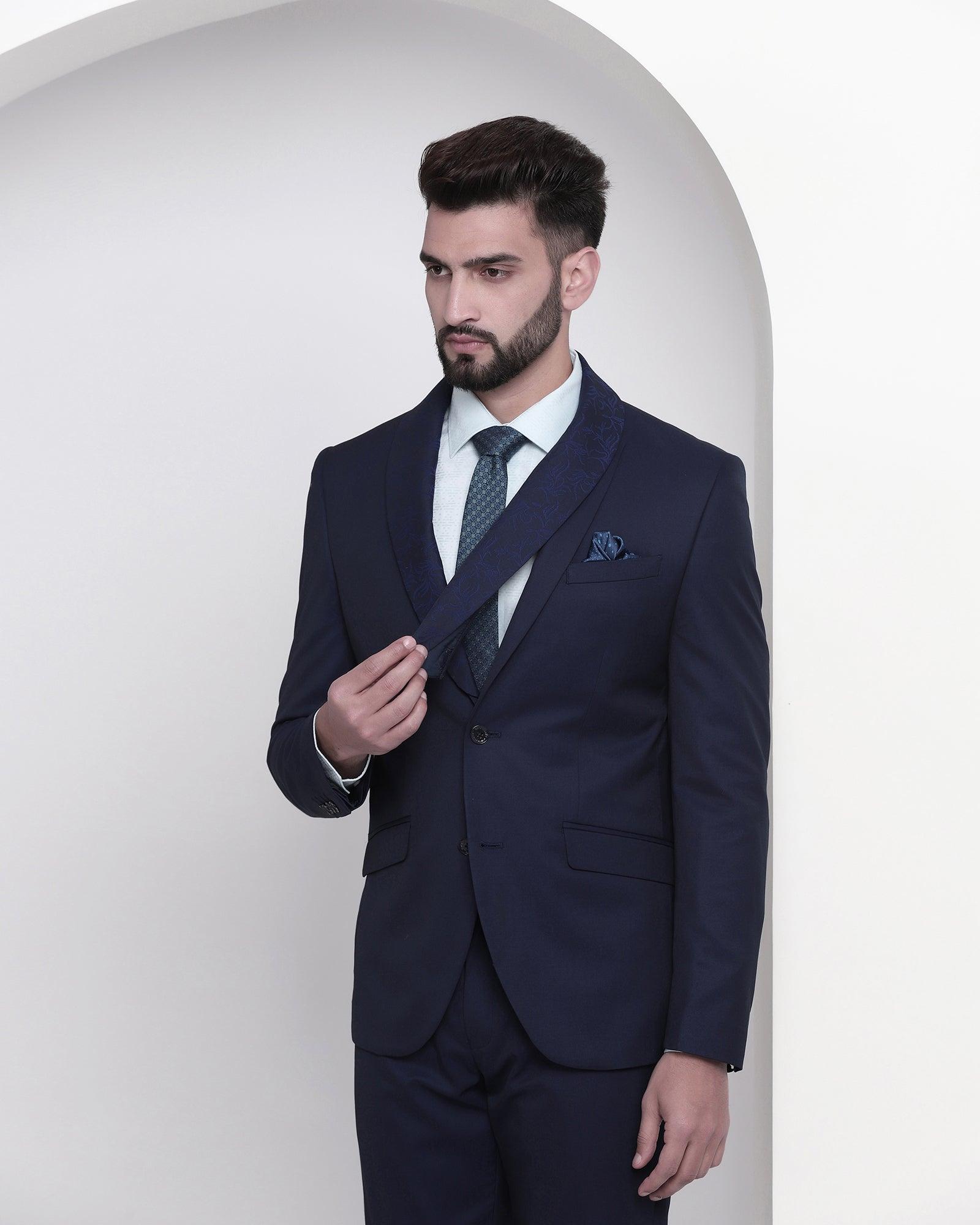 Soild 2 Pcs Suit In Navy (Mclaren) - Blackberrys