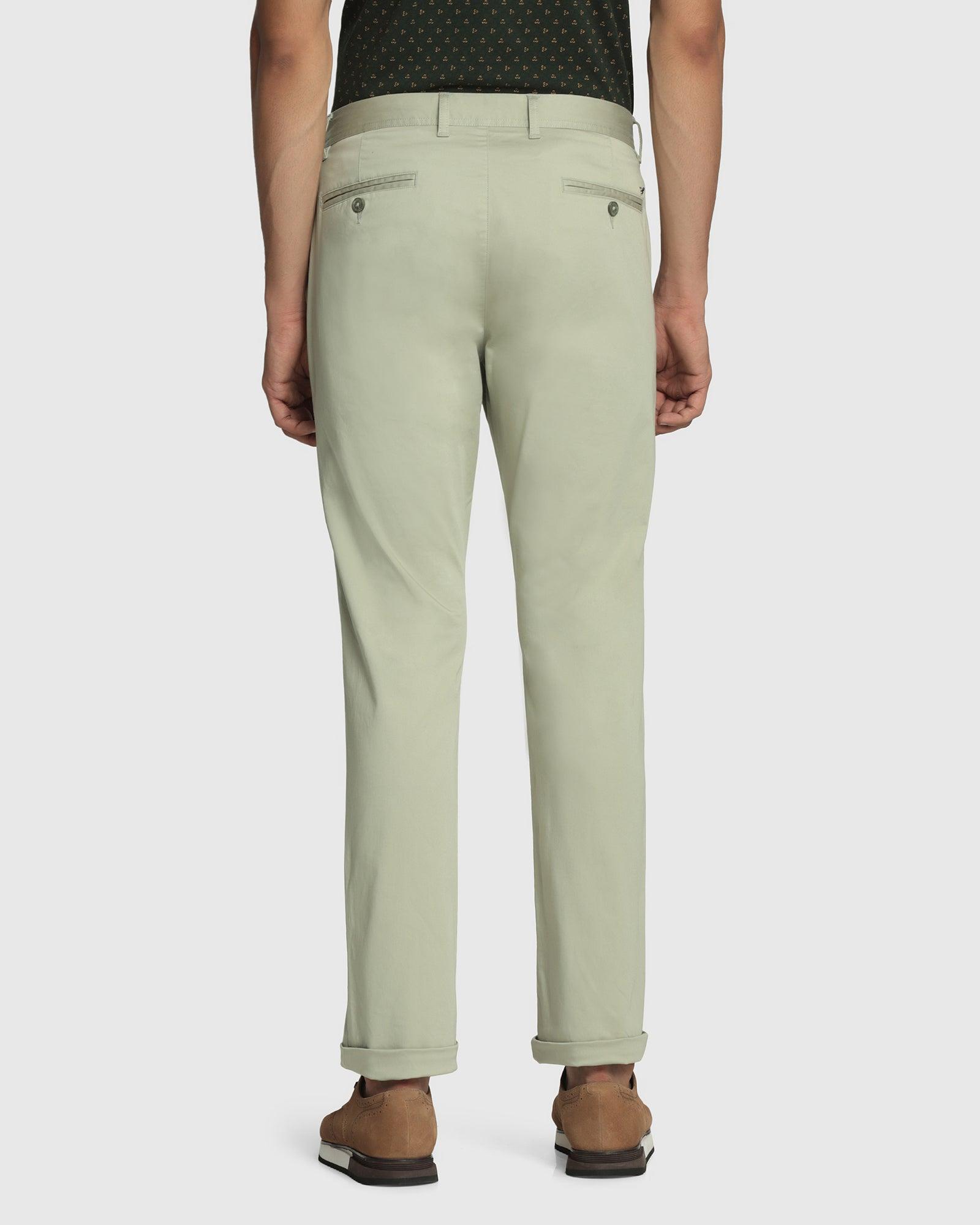 Casual Khakis In Pistachio Green B-95 (Mark) - Blackberrys