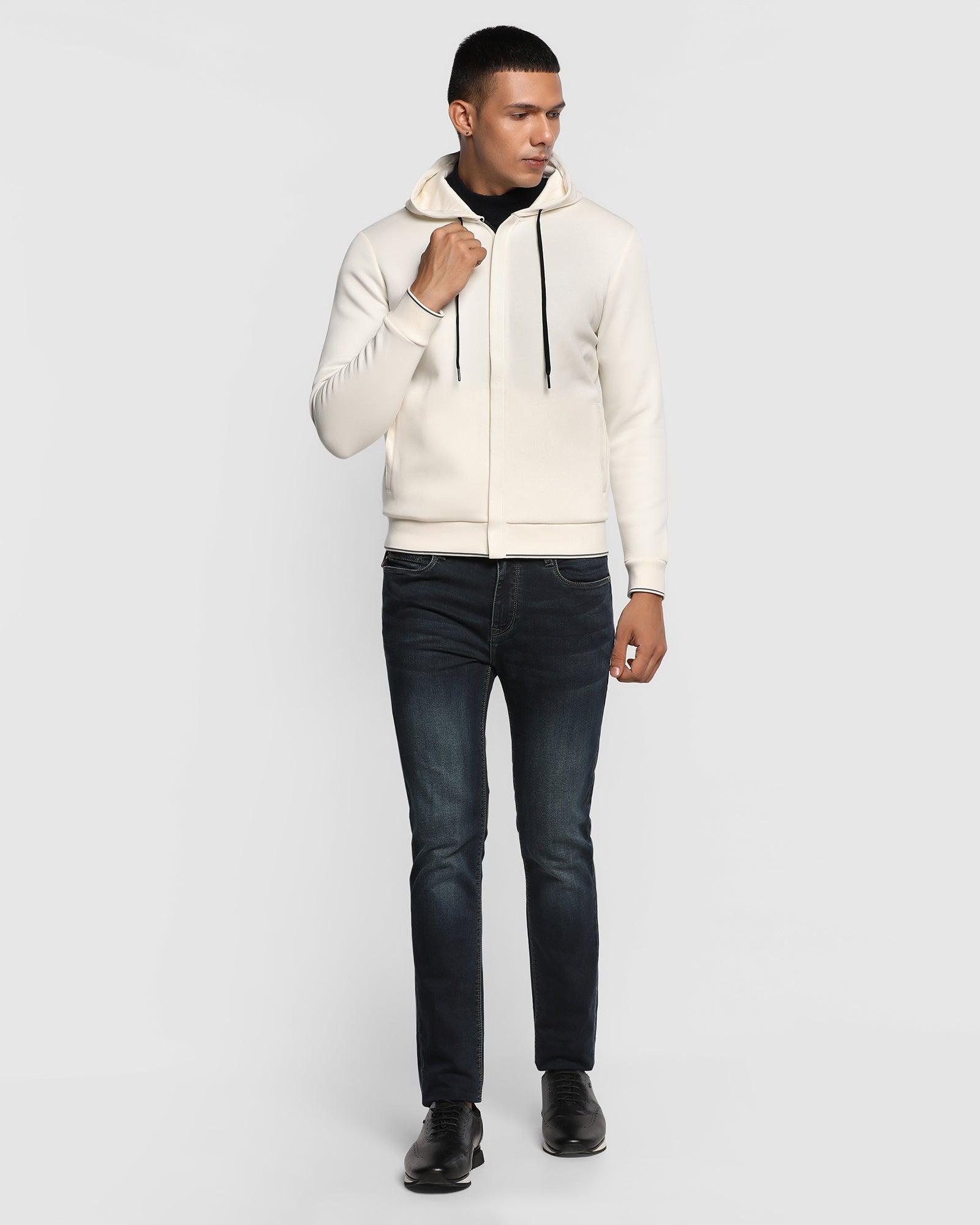 Hoodie Sweatshirt In Off White (Morgan) - Blackberrys