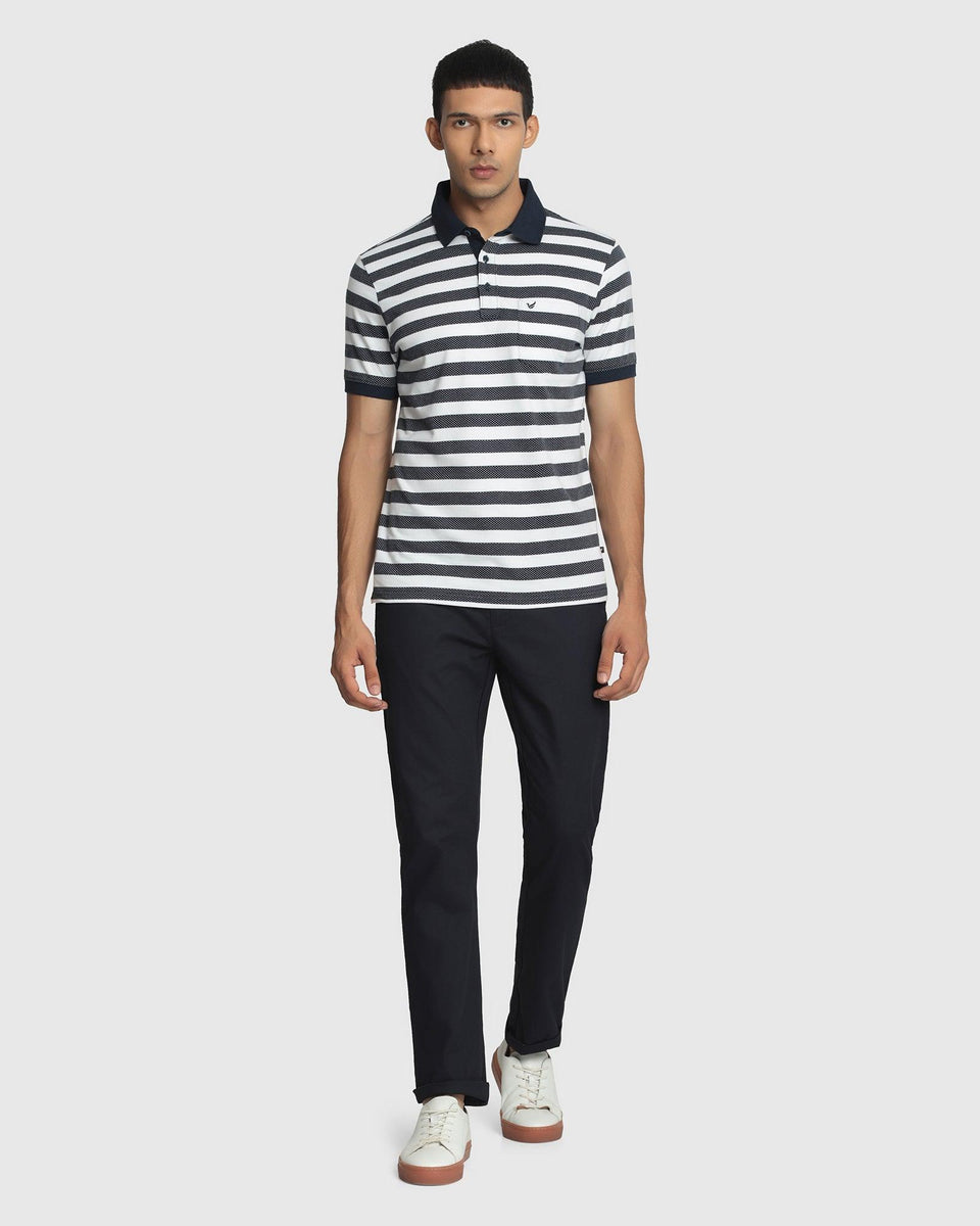 Alfani Petite Striped Shirttail T-Shirt Navy Bold Stripe PL –  Twentyonemillions