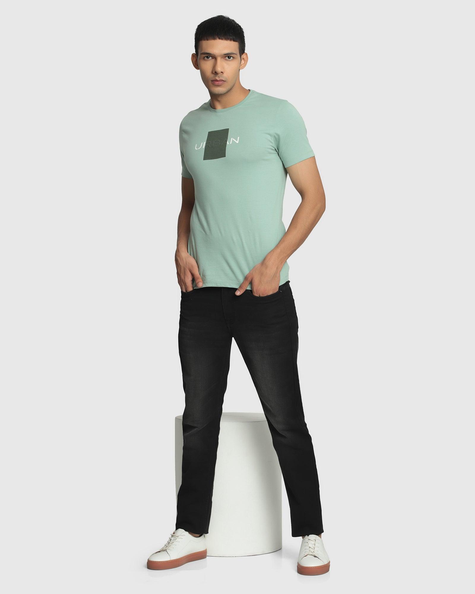 Textured Casual Jeans In Black Buff Fit (Betsy) - Blackberrys