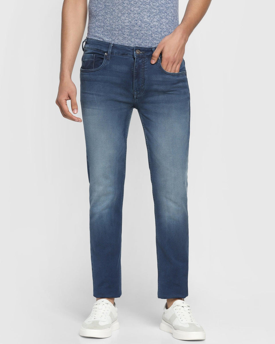 Ultra Stretch Slim Yonk Fit Indigo Jeans - Ari