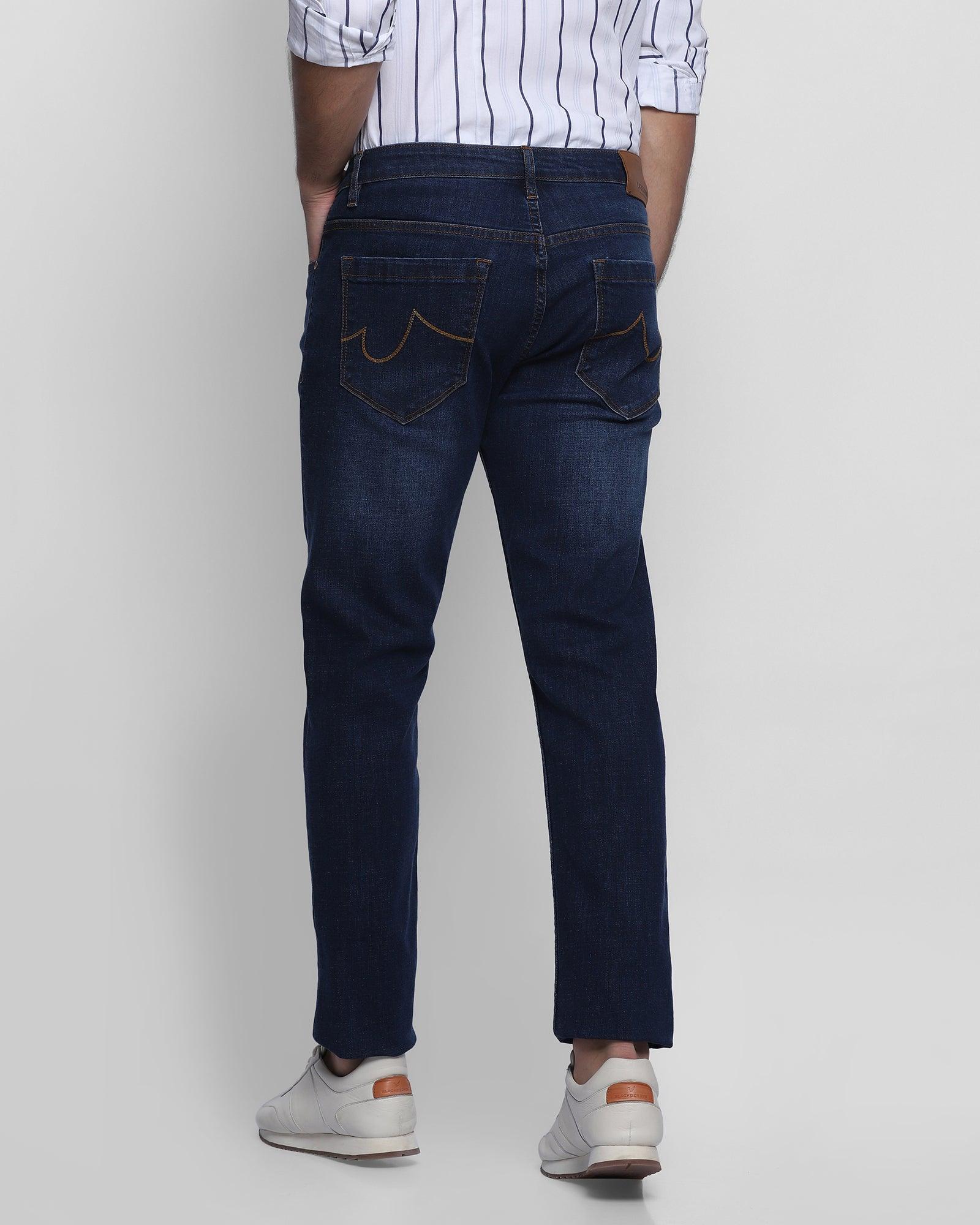 Casual Jeans In Indigo Buff Fit (Passy) - Blackberrys