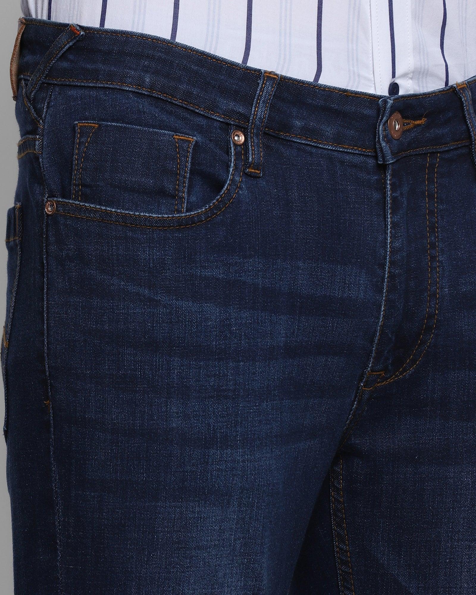 Casual Jeans In Indigo Buff Fit (Passy) - Blackberrys