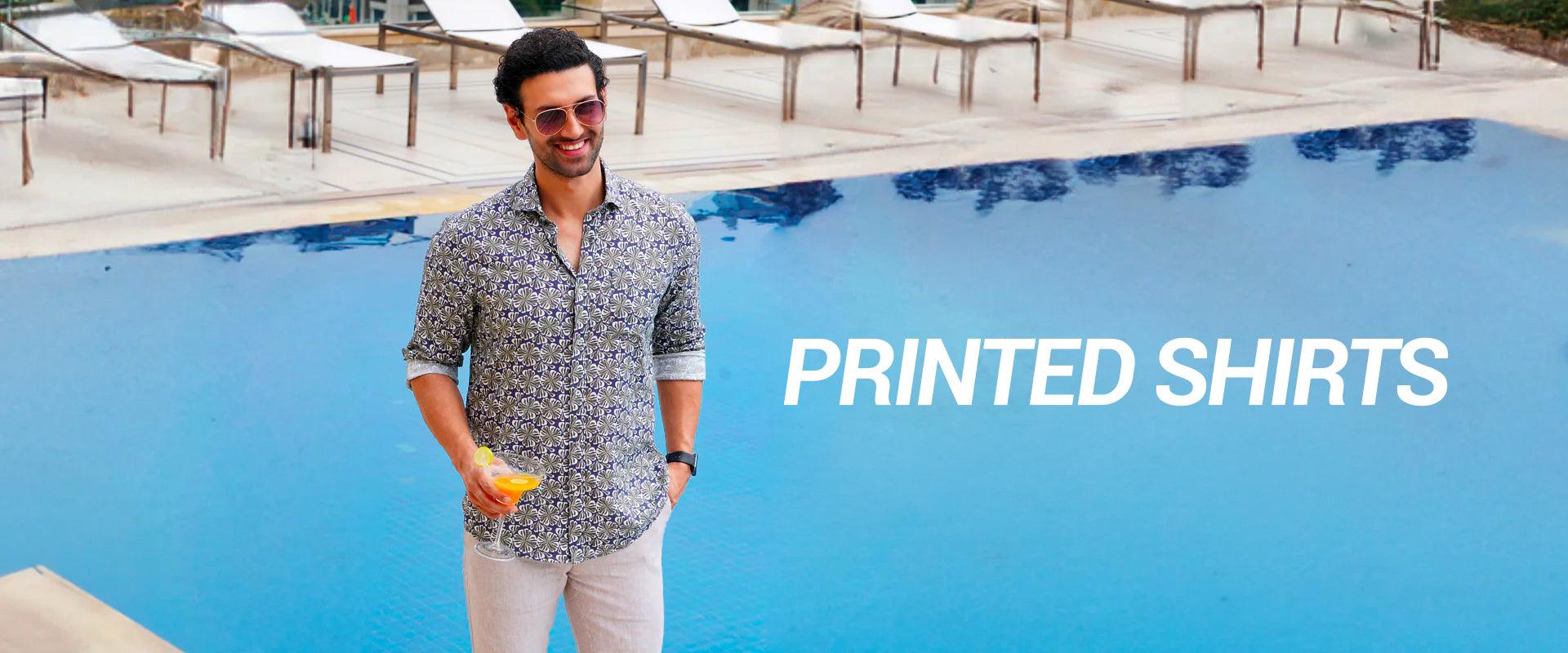 Men's Print Shirts: Fusion of Style - Blackberrys
