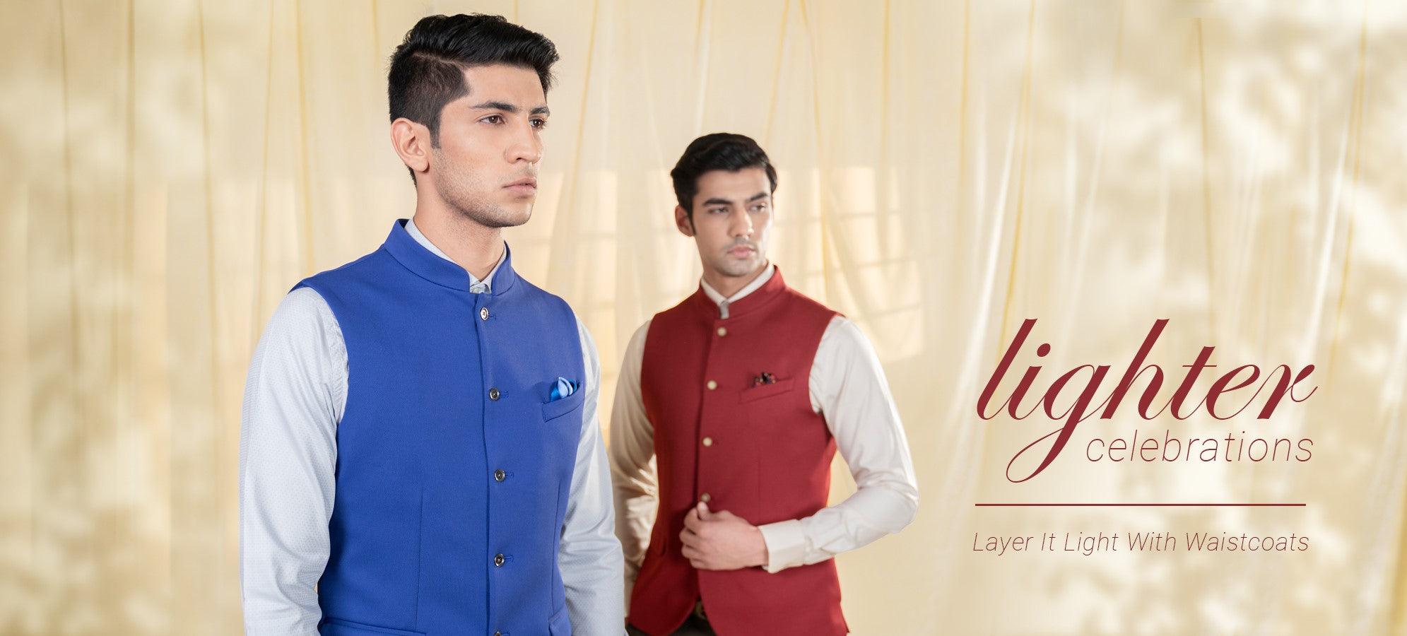 Lighter Celebrations- Layer It Light With Waistcoats - blackberrys-clothing