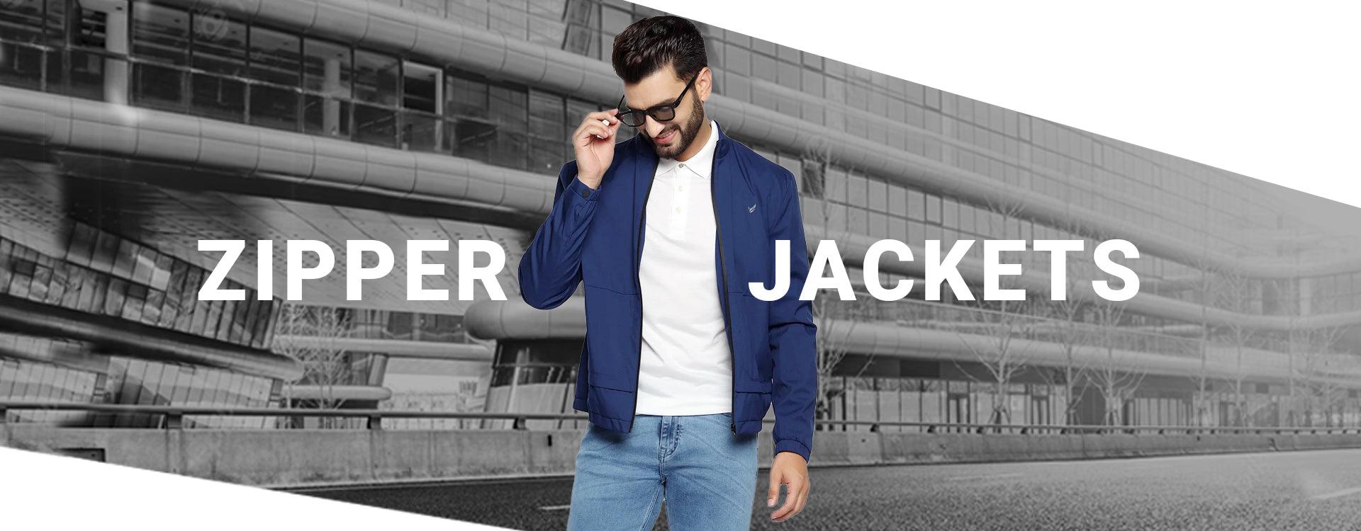 Men's Zipper Jacket-Letting You Show Off A Bit More - blackberrys-clothing