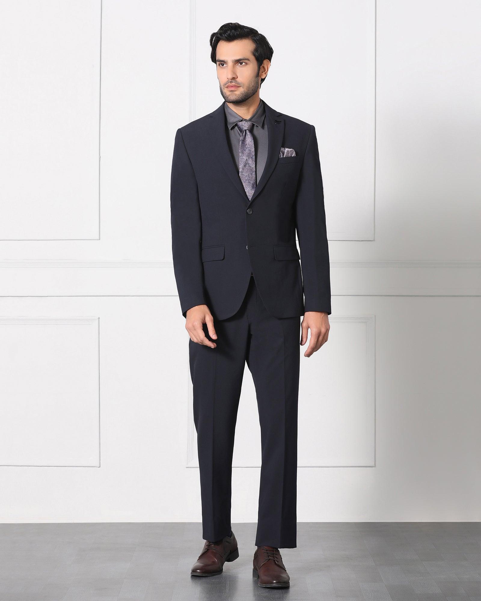 Mens Tweed Wool Slim Fit Formal Wedding Business Suit 3 Piece Set | SIRRI