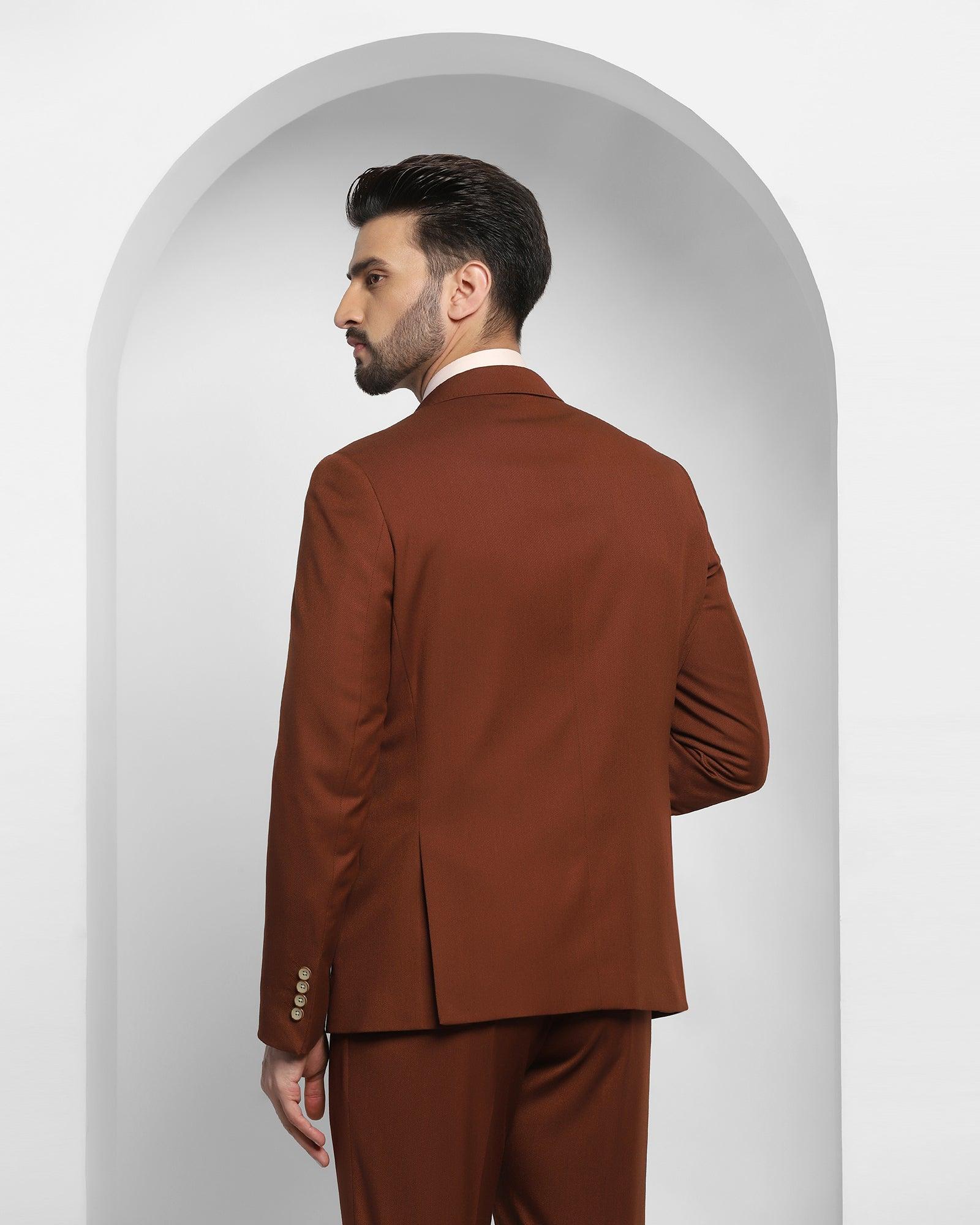 Two Piece Teal Solid Formal Suit - Cabrey
