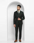 Solid 3 Pcs Premium Suit In Green (Cyprus) - Blackberrys