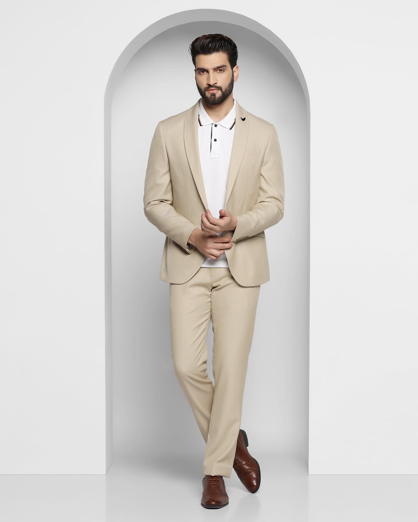 Beige Blazer with Dark Brown Pants Outfits For Men (166 ideas & outfits) |  Lookastic