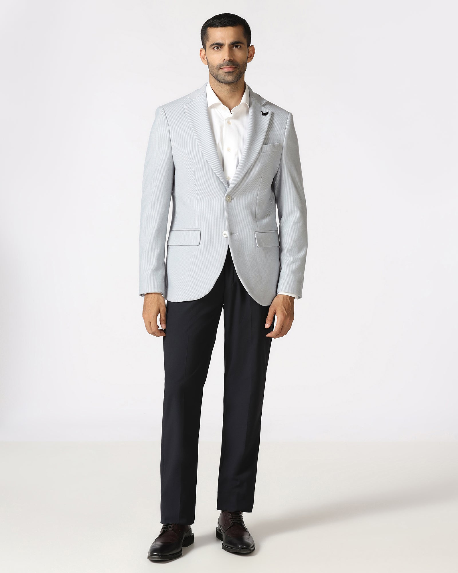 Airforce Blue Stripe Blazer - Ciroc