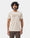 Almond Beige Crew Neck Printed T-Shirt - Supi