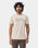 Almond Beige Crew Neck Printed T-Shirt - Supi