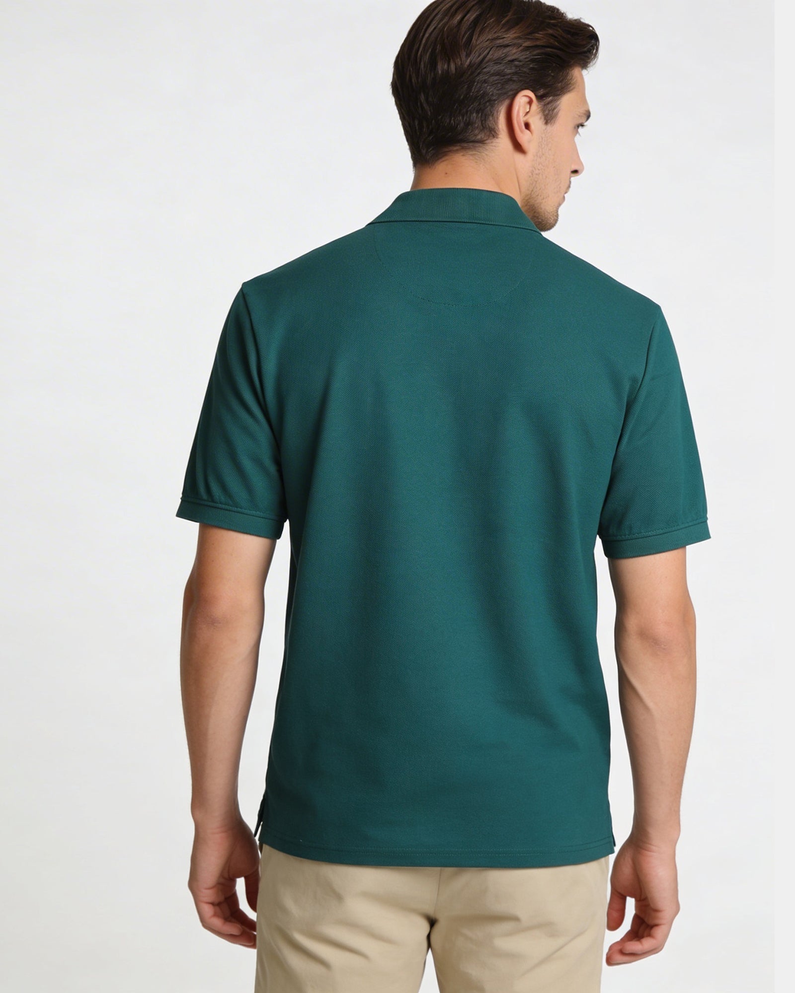 Alpine Green Stripe Polo - Dexter