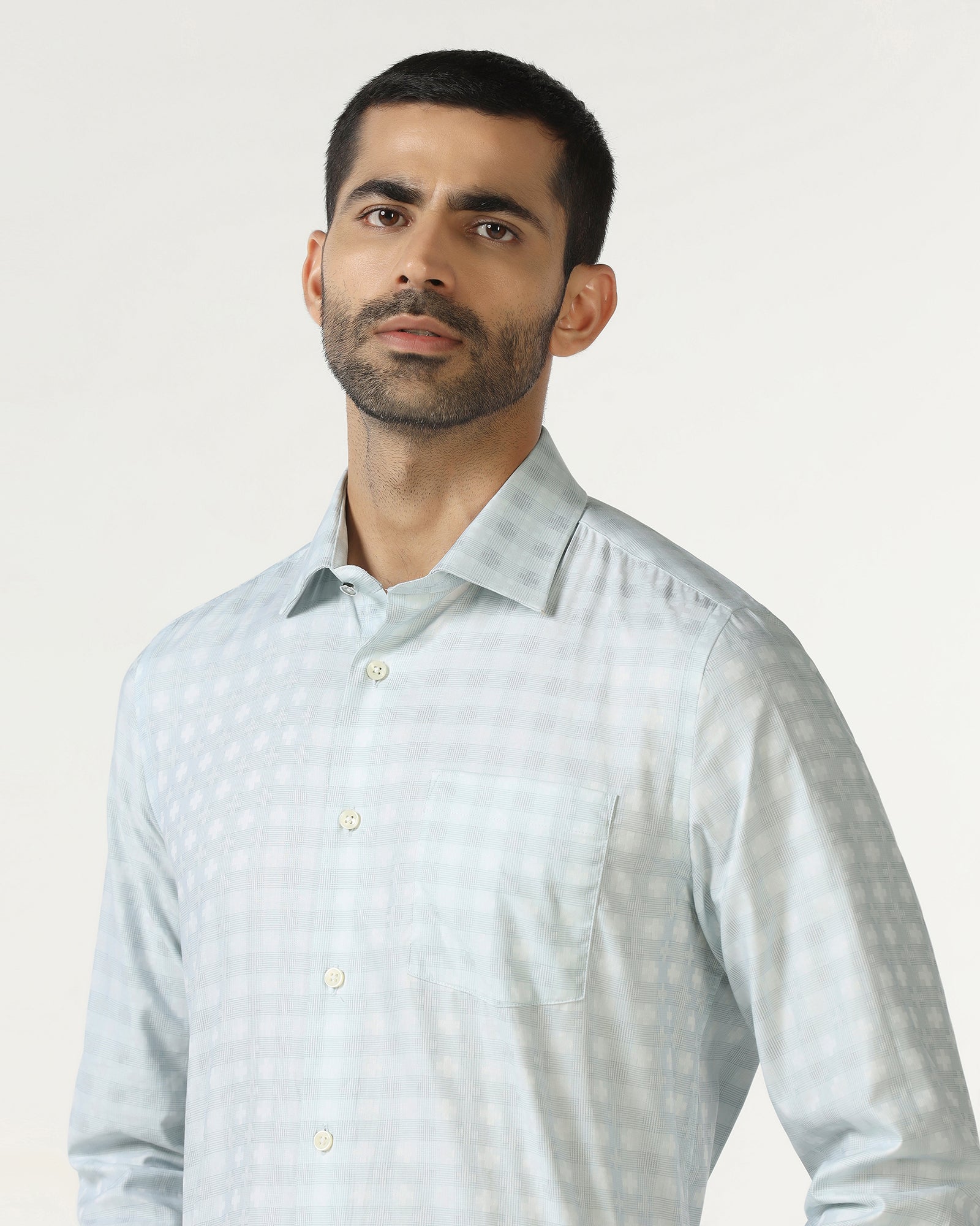 Aqua Check Shirt - Fivel