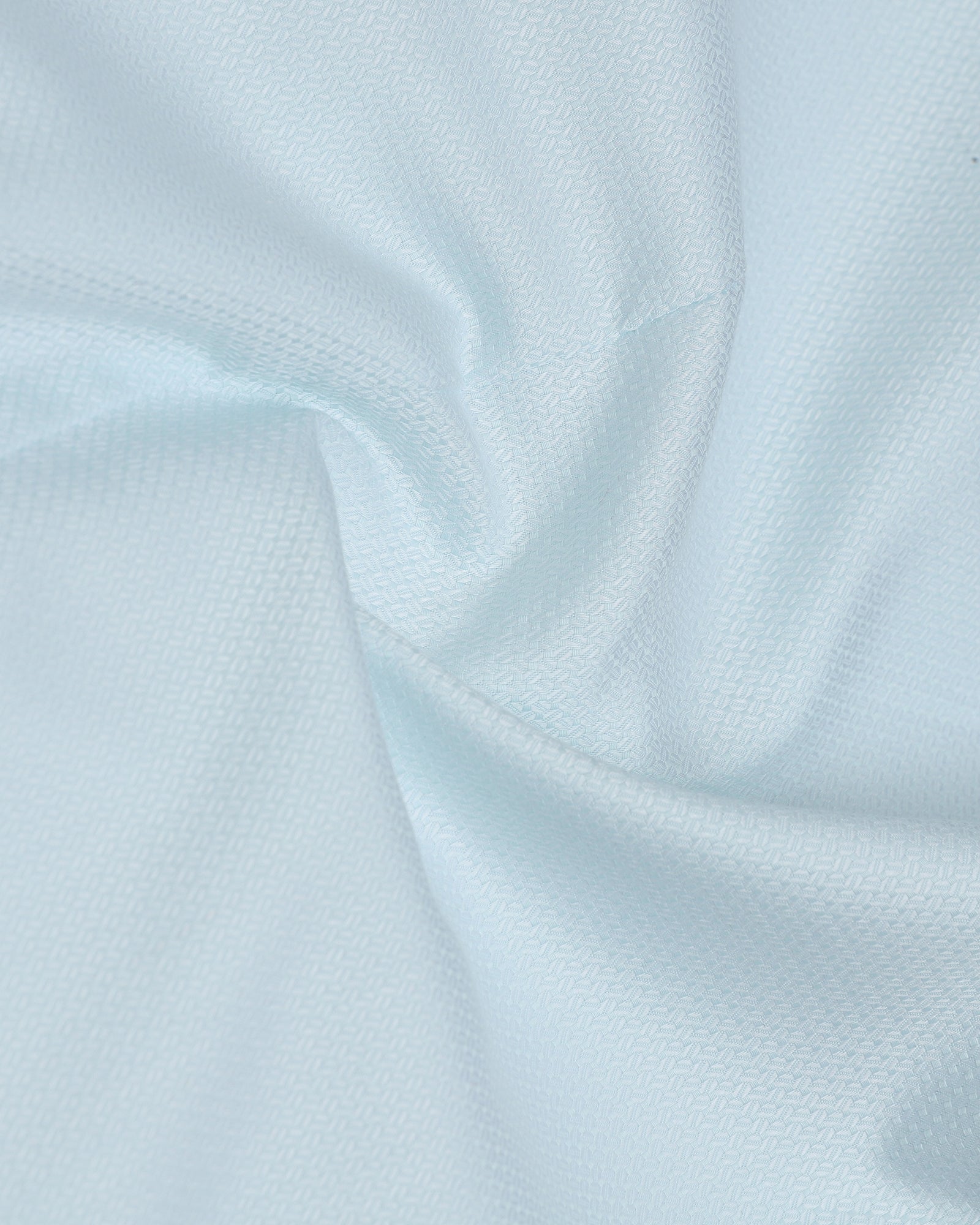 Aqua Green Textured Shirt - Maky