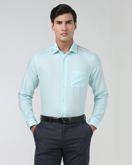 Aqua Textured Shirt - Brice