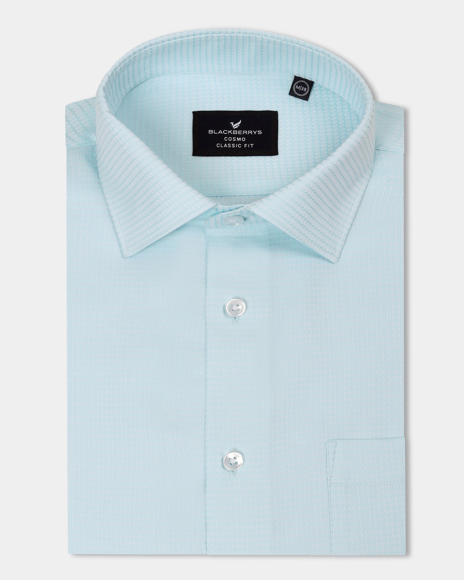 Aqua Textured Shirt - Brice