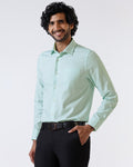 Aqua Textured Shirt - Random