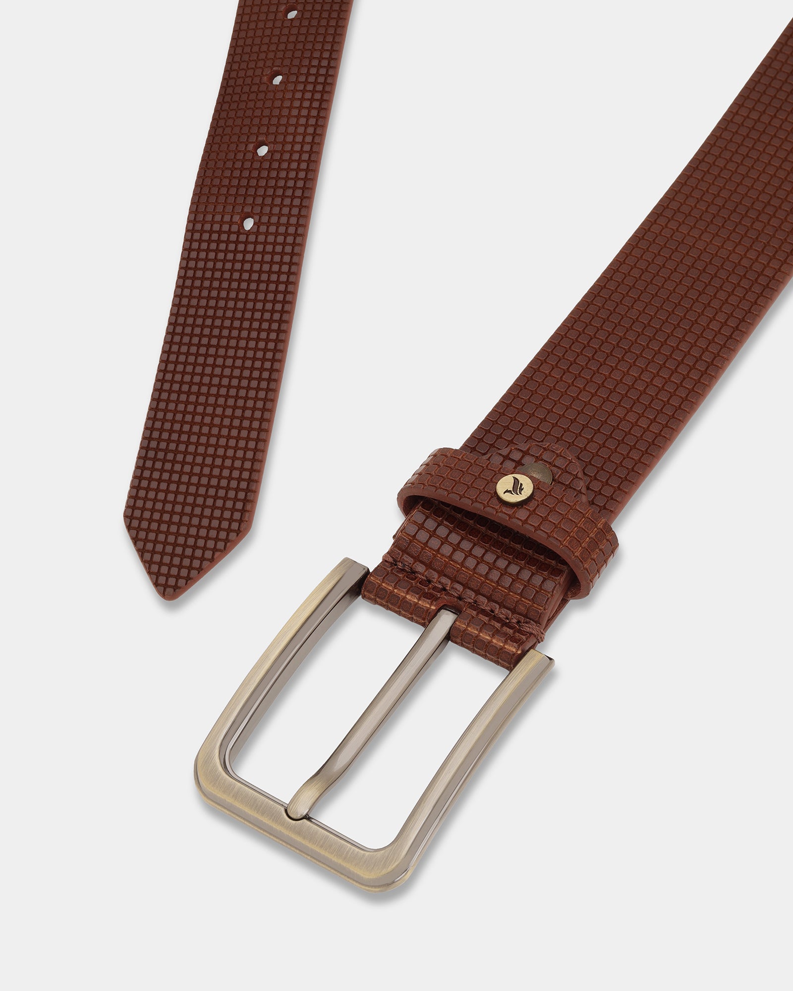 Brown Solid Belt - Wyndell