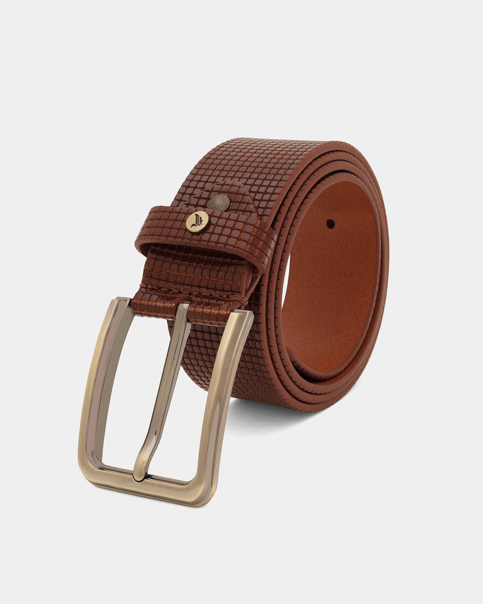 Brown Solid Belt - Wyndell