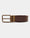Brown & Burgundy Reversible Solid Belt - Wendelina