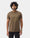 Bear Brown Crew Neck Printed T-Shirt - Donbei