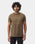 Bear Brown Crew Neck Printed T-Shirt - Donbei