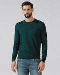 Beetle Crew Neck Solid Sweater - Mario