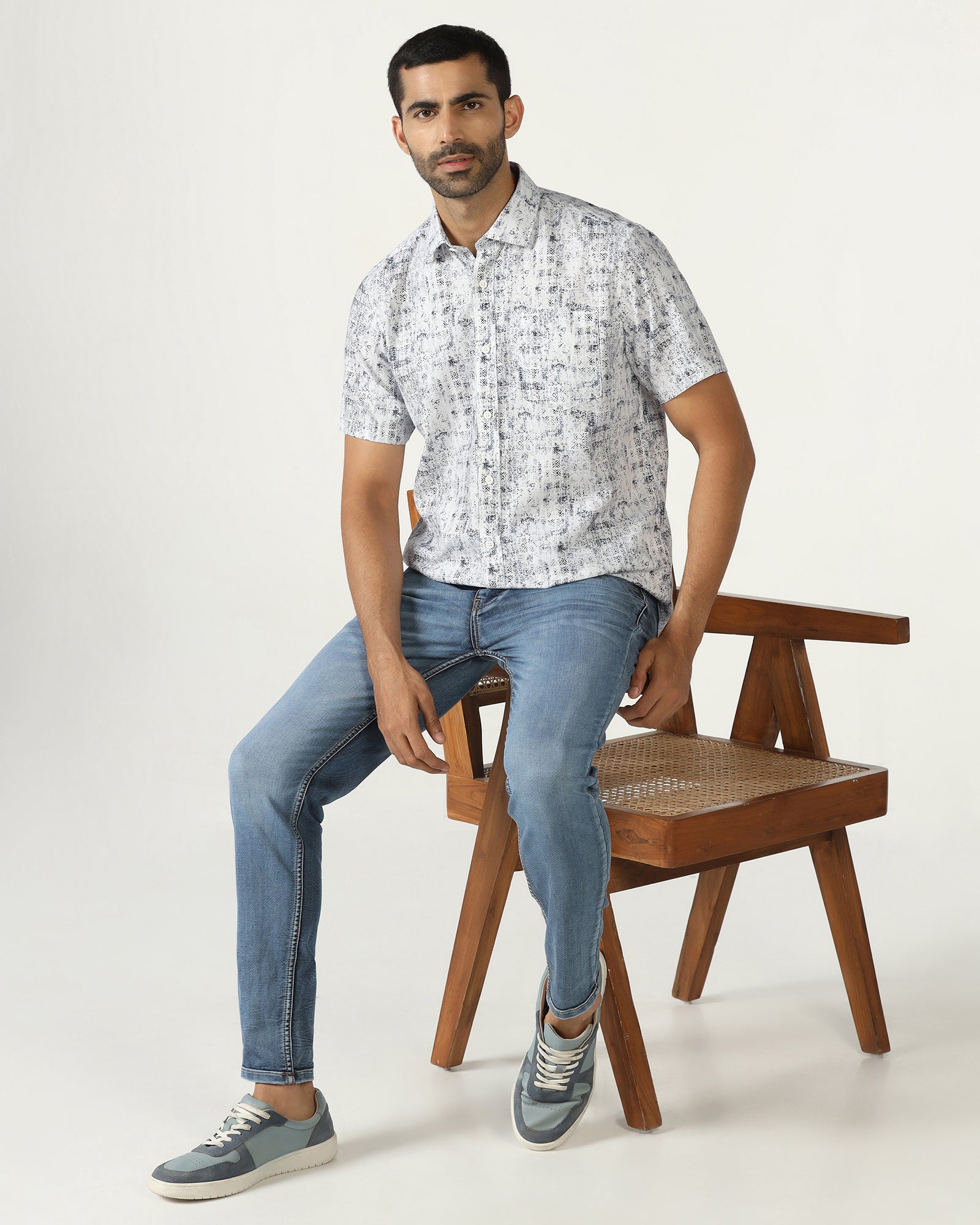 Beetle Half Sleeve Printed Shirt - Howie