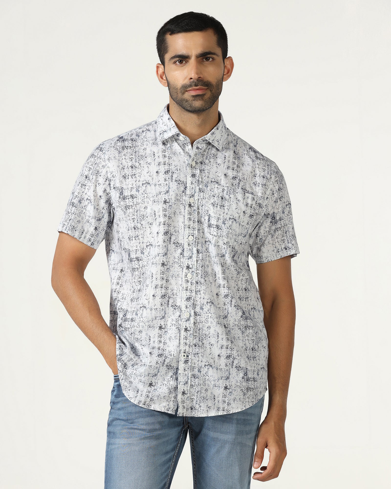 Beetle Half Sleeve Printed Shirt - Howie