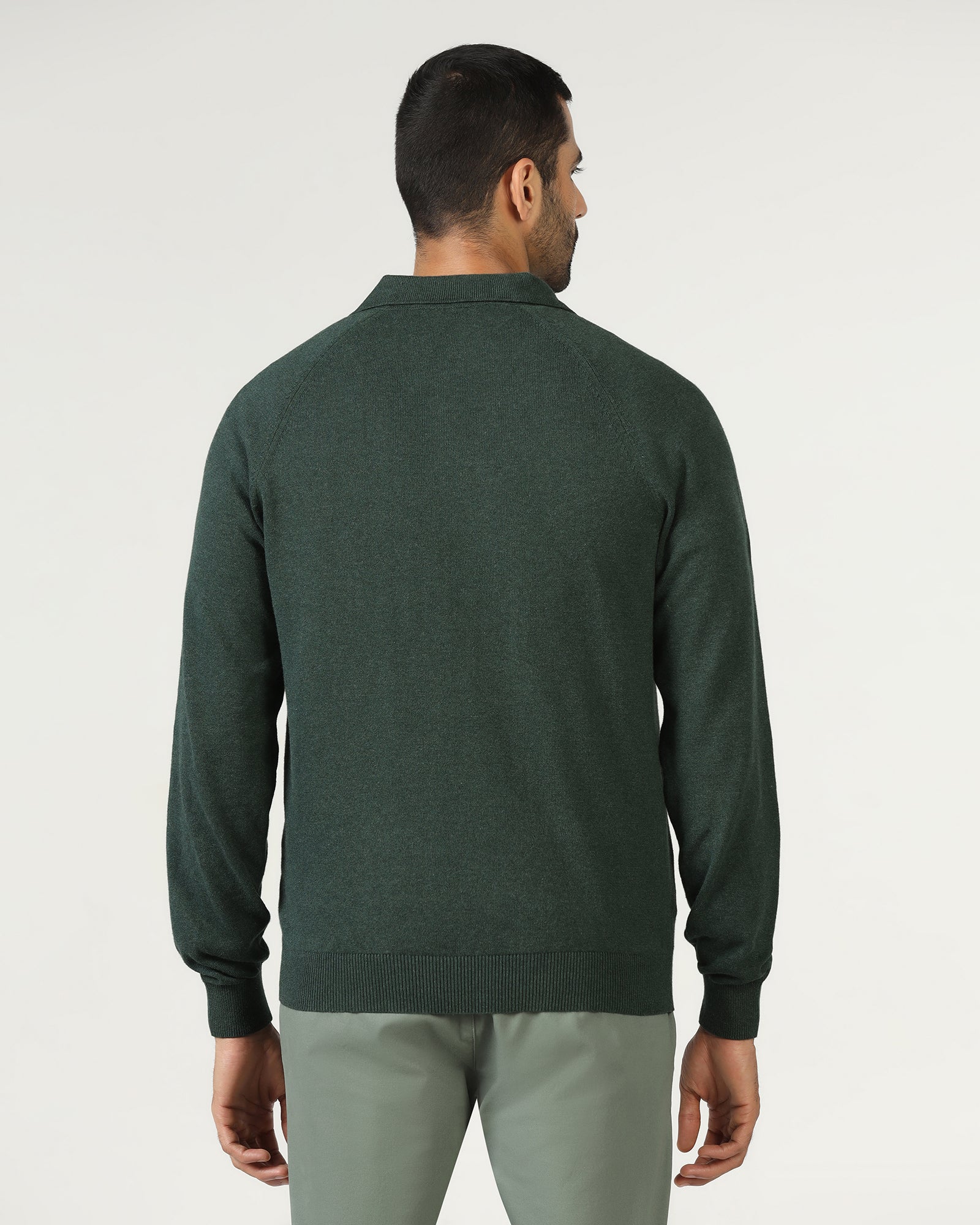 Beetle Polo Neck Textured Sweater - Joshua