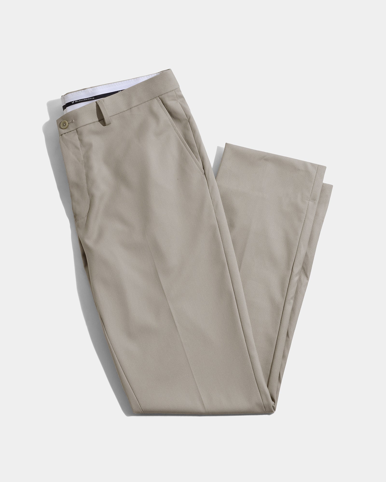Beige Solid Trouser - Marco
