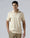 Beige Cream Printed Polo - Sign