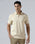 Beige Cream Printed Polo - Sign