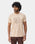Beige Crew Neck Printed T-Shirt - Kamigata