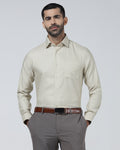 Beige Luxe Textured Shirt - Shutle