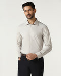 Beige Non Iron Textured Shirt - Russel