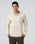 Beige Polo Neck Jacquard Sweater - Draco