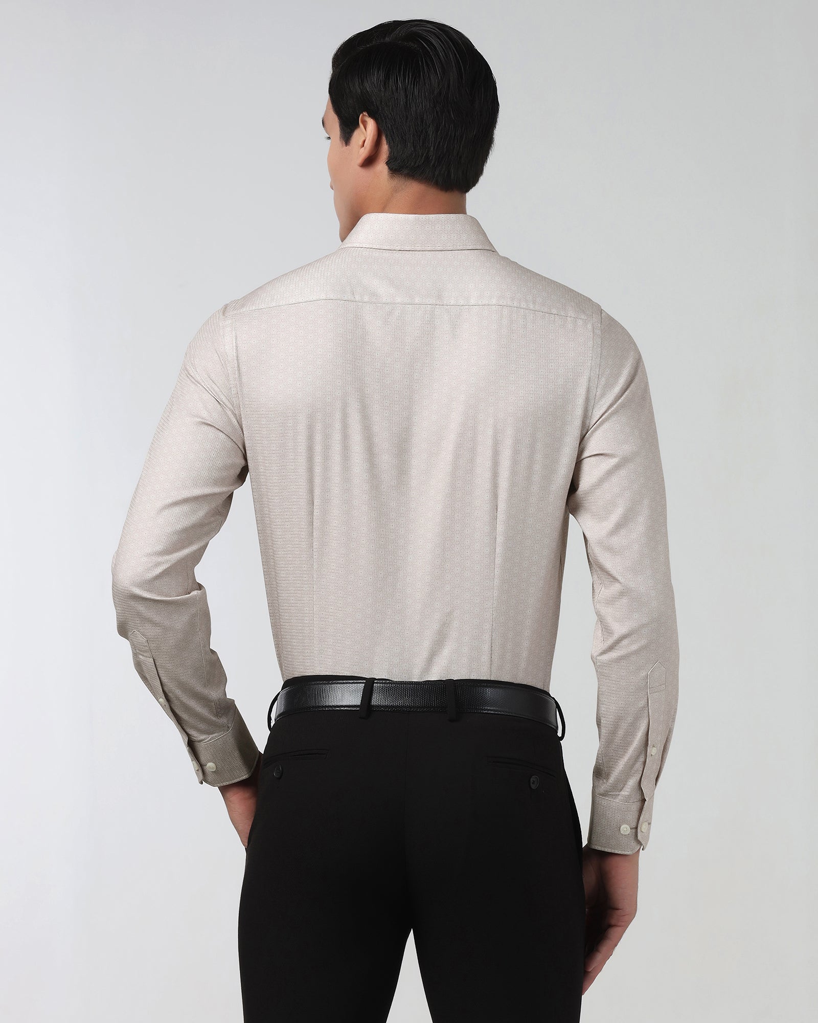 Beige Printed Shirt - Anise