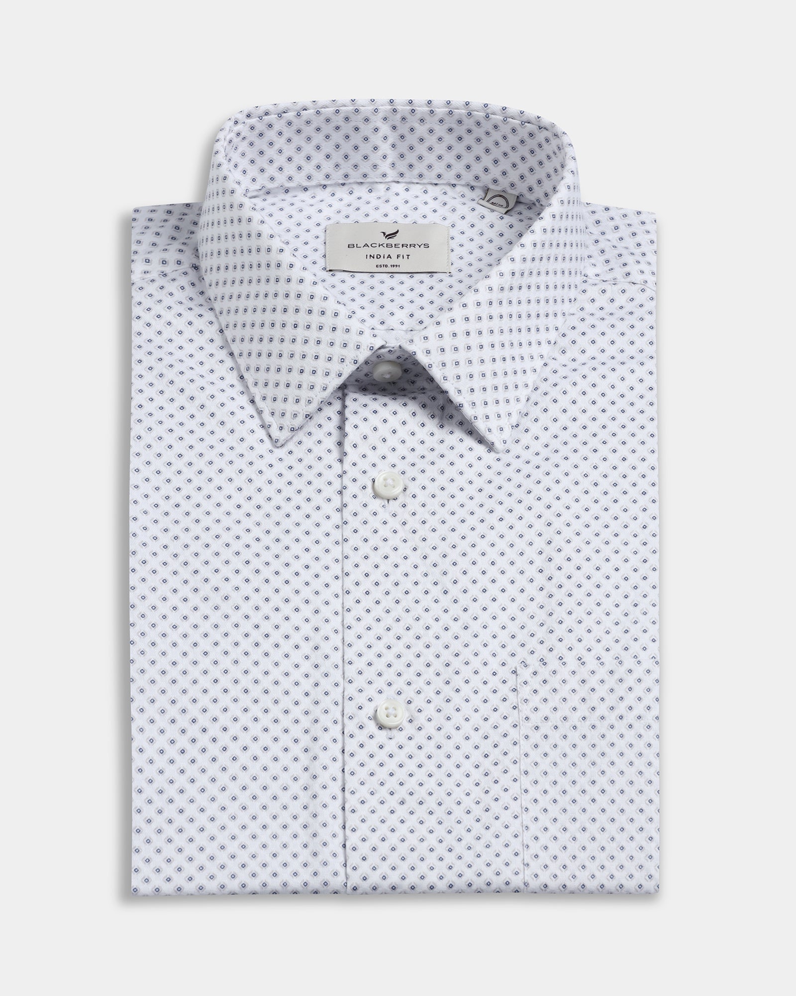 Beige Printed Shirt - Crystal