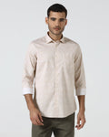 Beige Printed Shirt - Soju