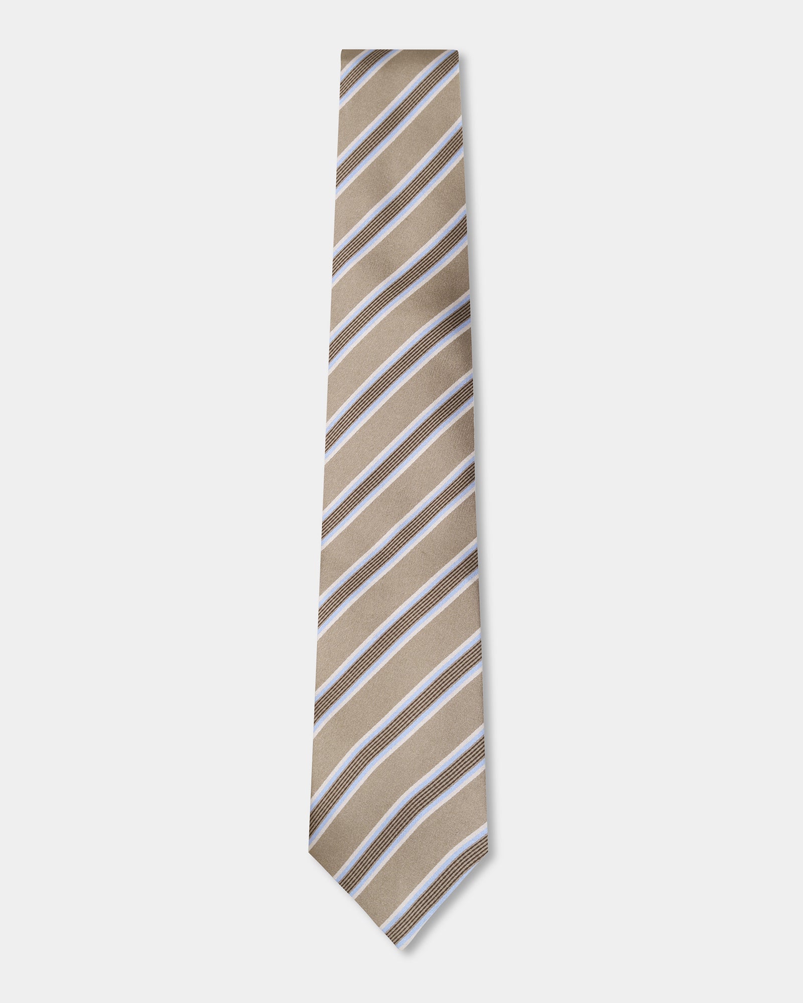 Beige Silk Jacquard Tie - Ardent