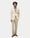 Beige Solid Blazer - Tanaka