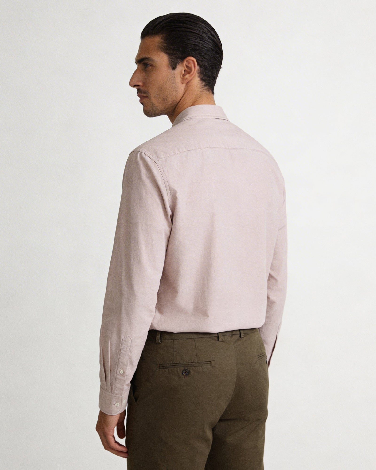 Beige Solid Shirt - Brando